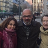 Csilla Jaray-Benn, Andreas Grundtvig and Susan Holden in Grenoble, 2019